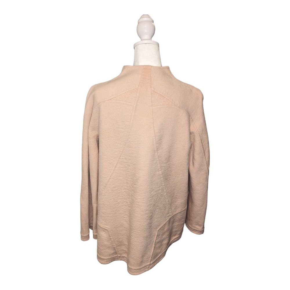 Chado Ralph Rucci Womens Blazer Button Down Coat 100% Cashmere Pink Size 6 - Picture 2 of 4